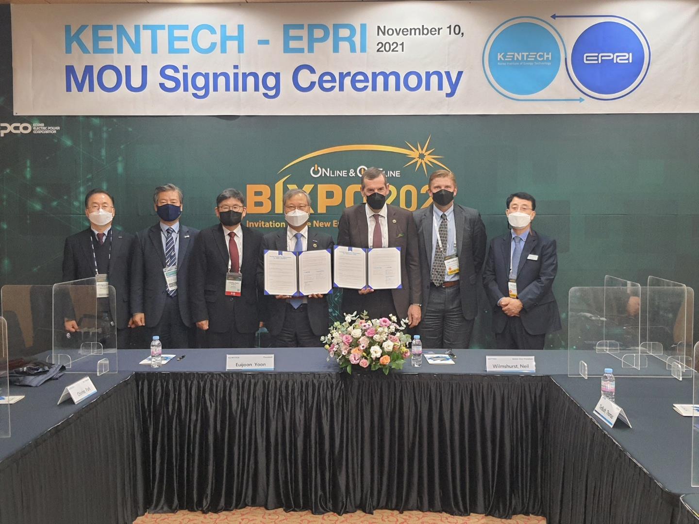 KENTECH and EPRI will Collaborate to Initiate R&D of Future Energy Technology